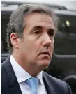  ??  ?? Michael Cohen, President Trump’s attorney, at court