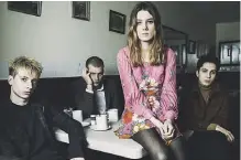  ??  ?? Britischer Rock zum Jahresanfa­ng: WOLF ALICE