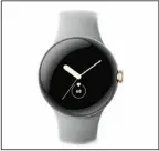  ?? ?? This photo provided by Google shows the Pixel Watch. Google on Wednesday, May 11, 2022 took a big step toward pushing its Pixel product line-up down a road already paved by Apple. (AP)