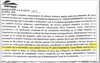  ??  ?? La DNA reconoce que las camas no estaban declaradas y fueron detectadas por funcionari­os