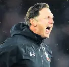  ??  ?? Saints boss Ralph Hasenhuttl