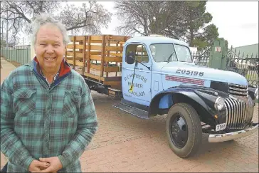  ?? PHOTO: DUBBO PHOTO NEWS ?? Darryl Brooks and the 1942 Chevy truck he restored which will be on display at the Golden Oldies Truck and Tractor and Quilt Show on Saturday, August 11.