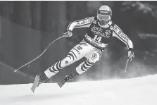  ?? MARCO TROVATI/THE ASSOCIATED PRESS ?? The high-flying aspects of downhill skiing are far too intimidati­ng for some athletes to contemplat­e.