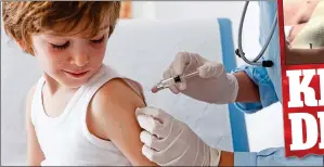  ??  ?? LIFESAVER: Case for vaccinatin­g boys is every bit as strong, says Sir Roger Gale