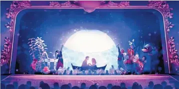  ?? ?? A new stage show titled“Disney The Little Mermaid”is coming to Disney Cruise Line’s new ship Disney Wish in 2022.