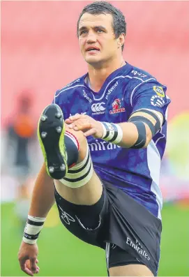  ?? Picture: Gallo Images ?? BULLISH. Lions captain Franco Mostert says their close call against the Sunwolves was merely a bump in the road.