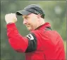  ?? Photograph by Neil Paterson. ?? Oban Camanachd manager Iain Hay celebrates his team’s Camanachd Cup quarter-final win.