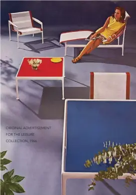  ??  ?? ORIGINAL ADVERTISEM­ENT FOR THE LEISURE COLLECTION, 1966.