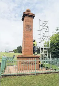  ??  ?? Monumental Highland Mary gets a makeover