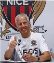  ?? Zurück zu Nizza: Lucien Favre. ??