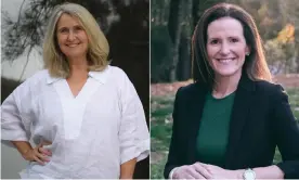  ?? Composite: AAP/Supplied ?? Linda Seymour (L) and Georgia Steele (R) are both running for the Sydney seat of Hughes, which is currently held by controvers­ial United Australia Party MP Craig Kelly.