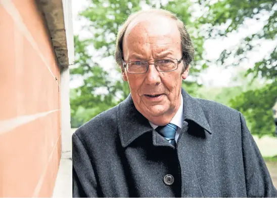  ??  ?? IT’S CRIMINAL: TV presenter Fred Dinenage went from children’s TV to writing books and making programmes on the Kray twins.