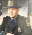  ?? Connecticu­t State Police ?? Retired Connecticu­t State Police Trooper First Class Eugene Kenneth Baron, Jr., died Monday after a long battle with cancer.