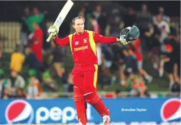  ??  ?? Brendan Taylor