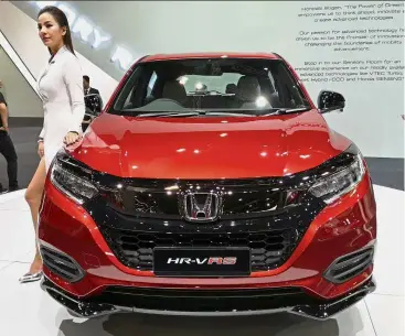  ??  ?? Honda HR-V RS.