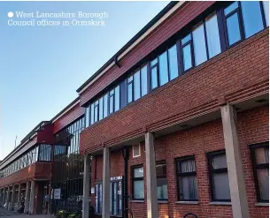  ?? ?? West Lancashire Borough Council offices in Ormskirk