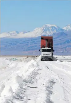  ?? FOTO: AGENCIAUNO. ?? SQM es la primera productora de litio en el mundo .