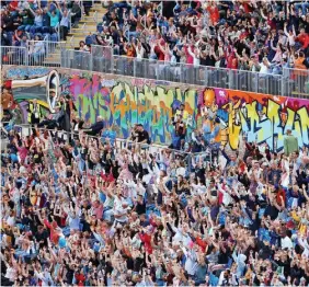  ?? ?? And the crowd goes wild – at the opening ceremony at Alexander Stadium