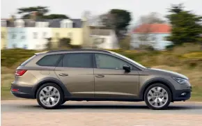  ??  ?? Leon’s ride is a touch rmer than the Octavia’s, but it isn’t uncomforta­ble