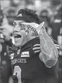  ?? JOHN RENNISON, THE HAMILTON SPECTATOR ?? After an injury-shortened season in Hamilton, Chad Owens sees a future in Saskatchew­an.