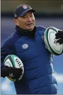  ??  ?? England coach Eddie Jones