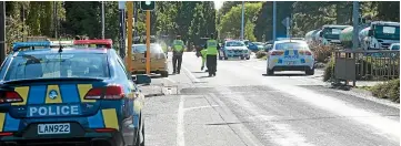  ?? KELLY HODEL/STUFF ?? The crash happened as the Hilux ute travelled east towards Morrinsvil­le at 8.30am.