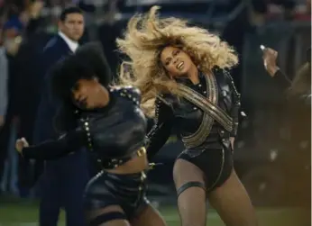  ?? MATT SLOCUM/THE ASSOCIATED PRESS FILE PHOTO ?? In February, Beyoncé took over the Super Bowl when she performed a politicall­y charged version of “Formation.”