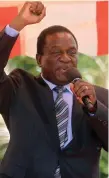  ??  ?? Fired: Former vice-president Emmerson Mnangagwa