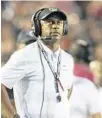  ?? MARK WALLHEISER/AP ?? Willie Taggart said many FSU drives were thwarted by Va. Tech’s defensive players seeking treatment for cramps.