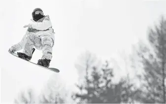  ?? Carlos Gonzalez / TNS ?? At 31, Shaun White, practicing above on the halfpipe on Saturday in Pyeongchan­g, is 12 years older than the heartthrob who won his first Olympic gold medal in Turin in 2006.