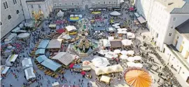  ??  ?? Der Rupertikir­tag findet rund um den Salzburger Dom statt,