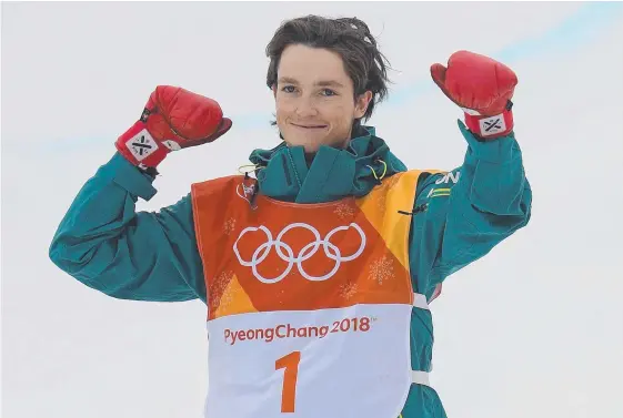  ?? Picture: AAP IMAGE ?? Scotty James has become Australia’s first Olympic medallist in the halfpipe with his bronze in PyeongChan­g.