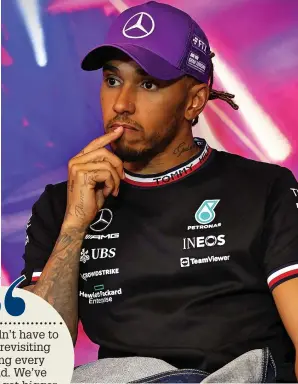  ?? ?? Lewis Hamilton could be suspended for breaking the rules