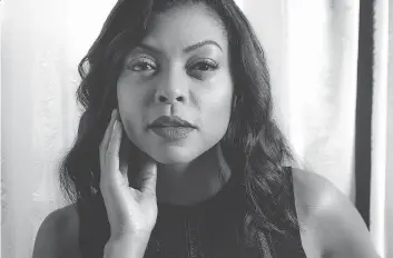  ?? RICH FURY/THE ASSOCIATED PRESS ?? ‘If my story can inspire someone, then that’s my calling,” says Taraji P. Henson, who details her life in the memoir Around the Way Girl.