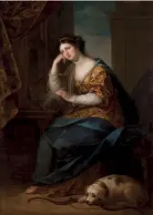  ??  ?? 3. Penelope at Her Loom, 1764, Angelica Kauffman, oil on canvas, 169 × 118cm. Brighton and Hove Museums and Art Galleries