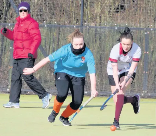  ??  ?? ●●Dionne Collinson in action for Rochdale Ladies against Didsbury Northern