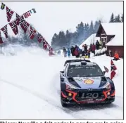  ?? (Photo Jo Lillini) ?? Thierry Neuville a fait parler la poudre sur la neige suédoise.