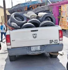  ?? JAVIER CRUZ ?? La campaña de descacharr­ización fue puesta en marcha por el Gobierno de Parral