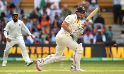  ?? Photograph: Dave Hunt/AAP ?? Australian batsman Shaun Marsh on day four of the first Test match between Australia and India at the Adelaide Oval in Adelaide.