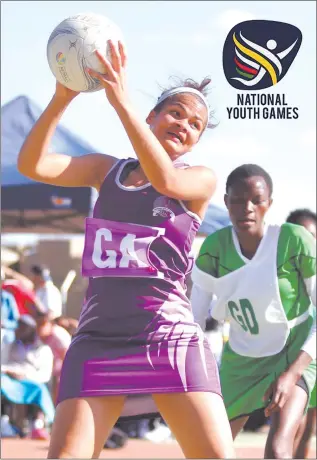  ??  ?? Top guns… Netball will be one of the codes at this year’s MTC Namibia Youth Games.