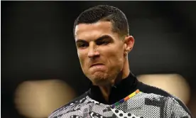  ?? Manchester United.’ Photograph: Oli Scarff/AFP/Getty Images ?? Cristiano Ronaldo: ‘I was very, very, very, very disappoint­ed for the communicat­ion of