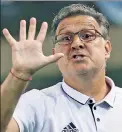  ?? AP ?? FOUL PLAY? Atlanta’s Tata Martino, rumored to be a candidate for the U.S. men’s national team coaching job, was accused by the Red Bulls of telling his team to use overly physical tactics.