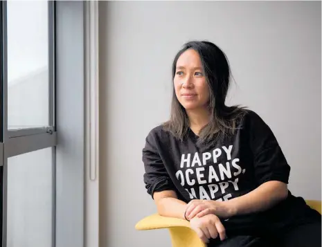  ?? PHOTO / SYLVIE WHINRAY ?? Roseanne Liang in her writer’s den, where she conceived Creamerie in part as a reaction to The Handmaid’s Tale.