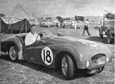  ??  ?? Above: The black-and-white photo of Ross Jensen in car number 18 is significan­t — the only photos around of when Jensen ran the TR2 in the New Zealand Grand Prix at Ardmore