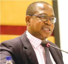  ??  ?? Finance and economic Developmen­t Minister Mthuli Ncube