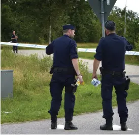  ?? Bild: Annika Karlbom ?? Polisen lägger fortsatt stora resurser på att hitta gärningsma­nnen bakom mordförsök­et.