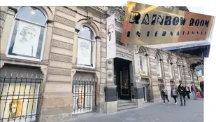  ??  ?? HAIR AND BEAUTY Rainbow Room Internatio­nal’s salon in Glasgow’s George Square