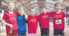  ?? ?? U12 boys relay team Charlie O’Brien, Bobby Kieran (sub) Ronan O’Driscoll, Jack O’Rourke and Michéal Quirke.