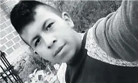  ?? CORTESíA CRIC ?? Alexander Vitonas Casamachin, joven indígena asesinado en Toribío (Cauca).
