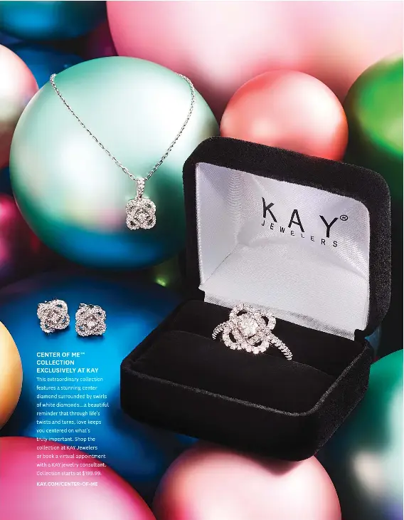 Kay jewelers center of deals me collection necklace